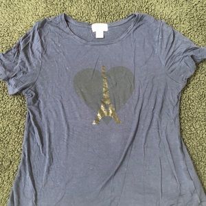 Old Navy Paris tee shirt